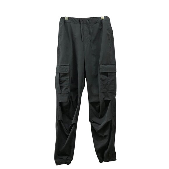 Zara Boys 11-12 Cargo Jogger Pants Black Performance Nylon Active - Picture 1 of 7